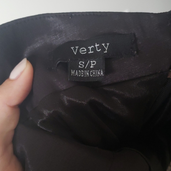 Black one shoulder mini dress with sparkle detail - Picture 4 of 5